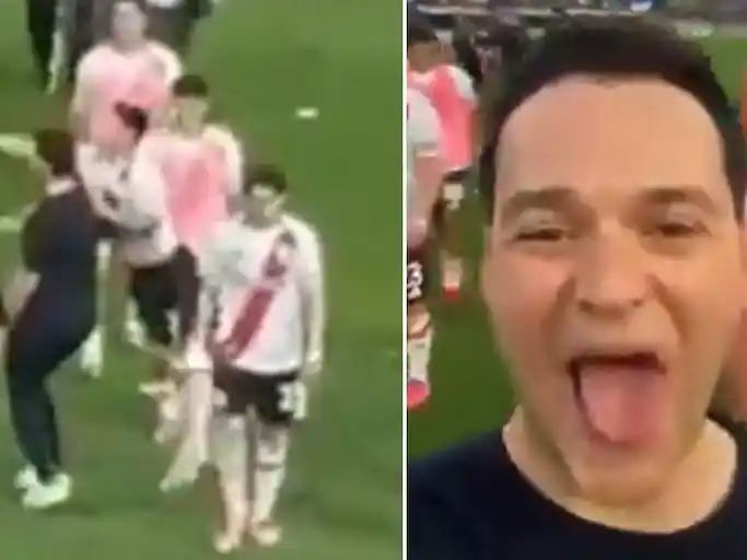 Uriel Humra, el hincha agredido x Maxi Salas.