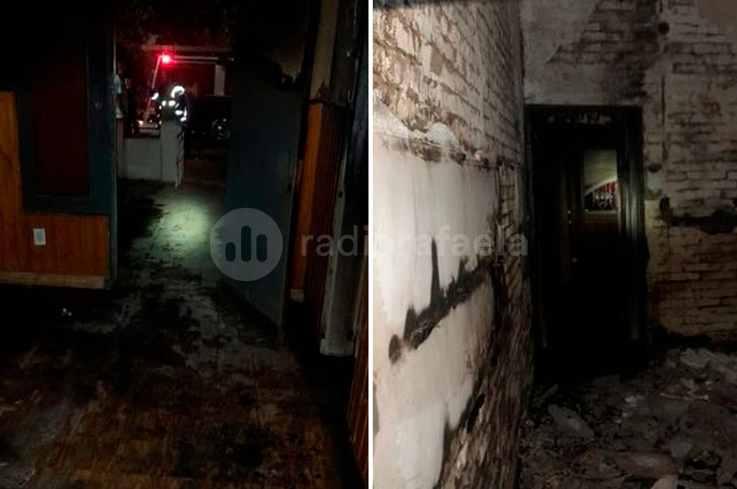 Se incendió completamente una vivienda en Morteros y murió un perro