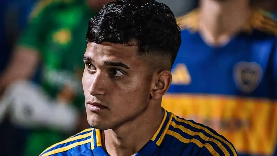 Dylan en la reserva de Boca