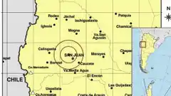 San Juan: Un sismo de 5 grados se produjo pasada las 20 hs