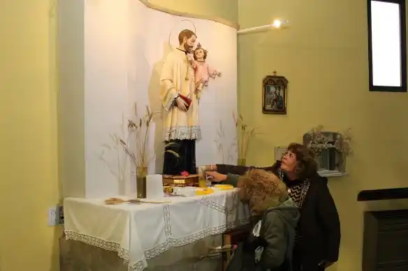 Misa en la Capilla San Cayetano
