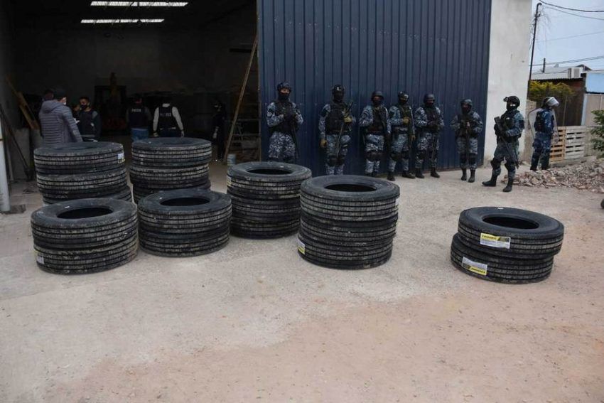 En allanamiento hallan cubiertas nuevas valuadas en $1.300.000