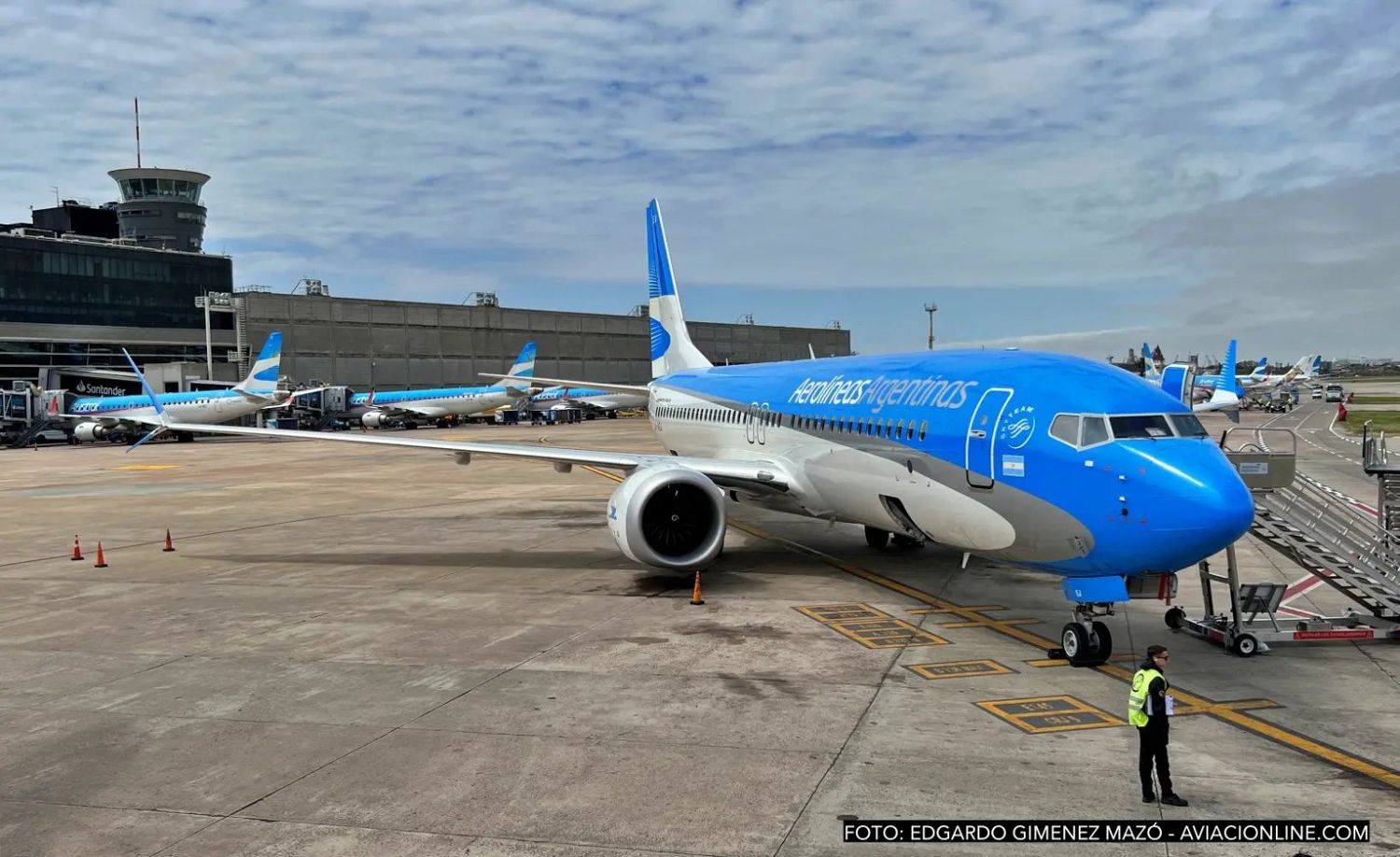 "Bahía Blanca-Aeroparque es la quinta ruta con mayor ocupación del país”, aseveró el jefe del aeropuerto bahiense
