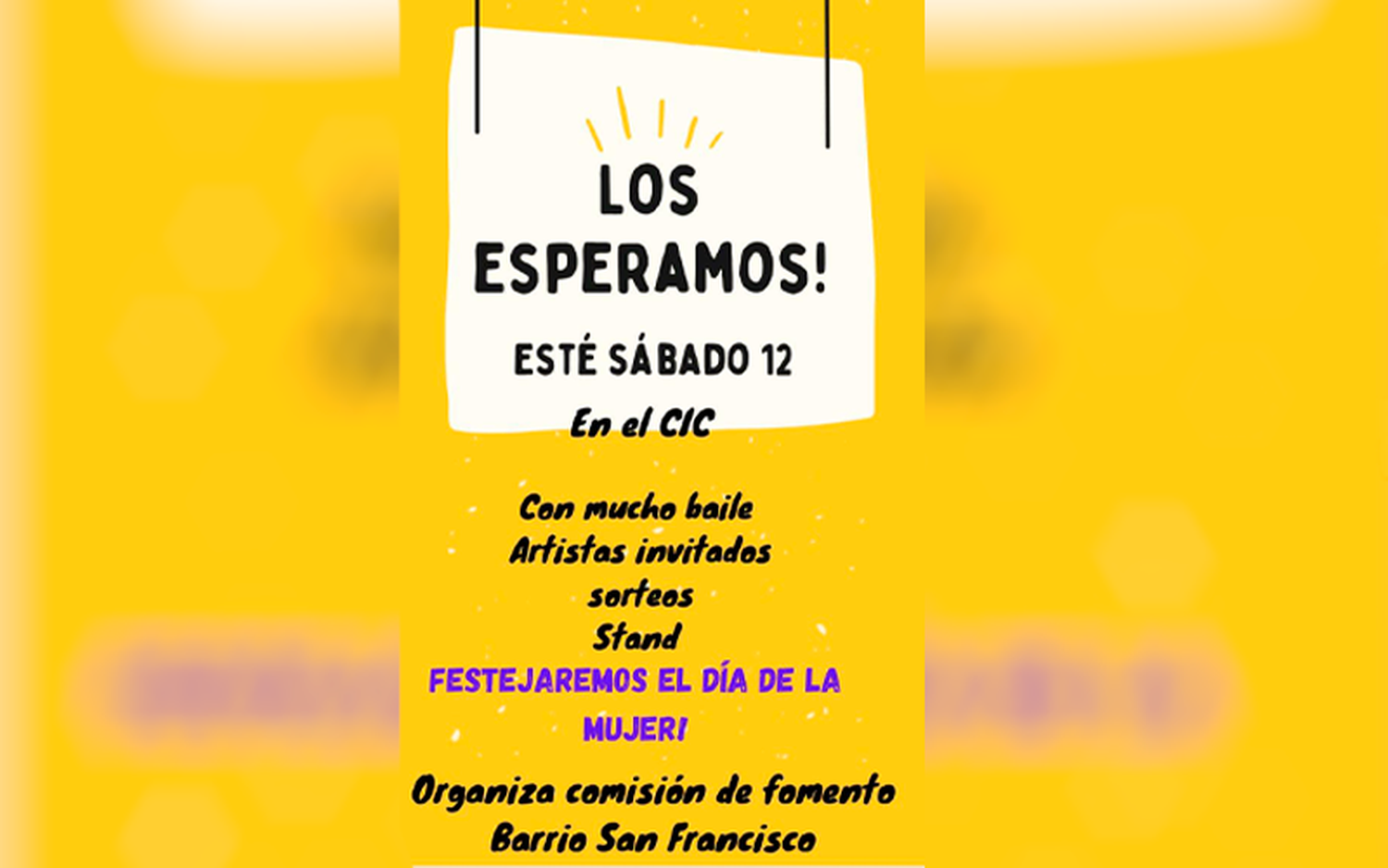 Día de la Mujer: actividades en el CIC este sábado