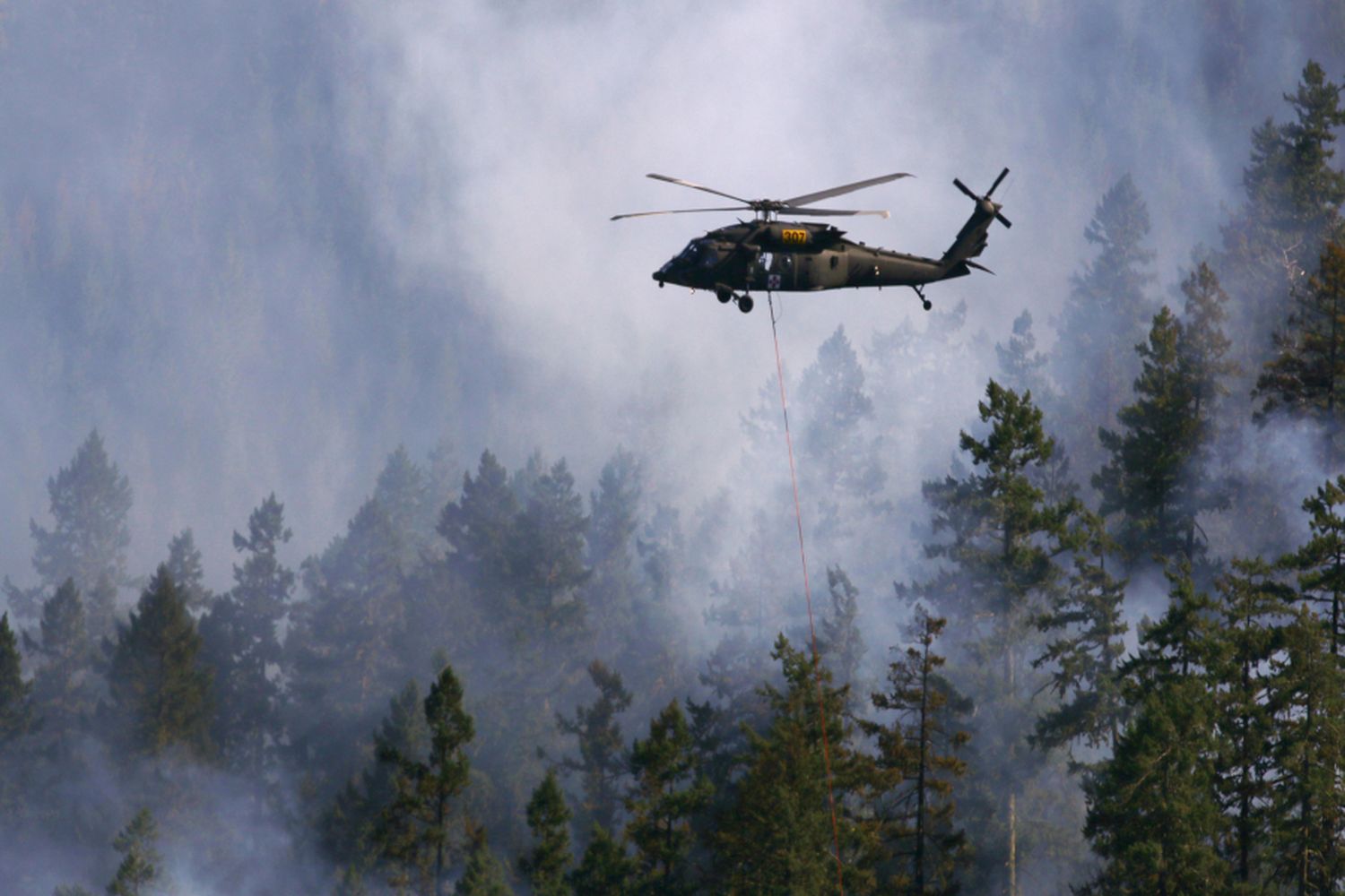 The National Guard provides essential support in California's wildfire battle.