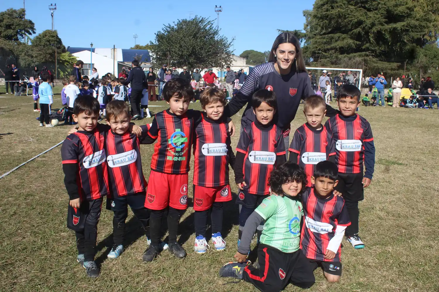 Yanina Ramos y el desafío de acompañar el crecimiento de los chicos en el fútbol infantil