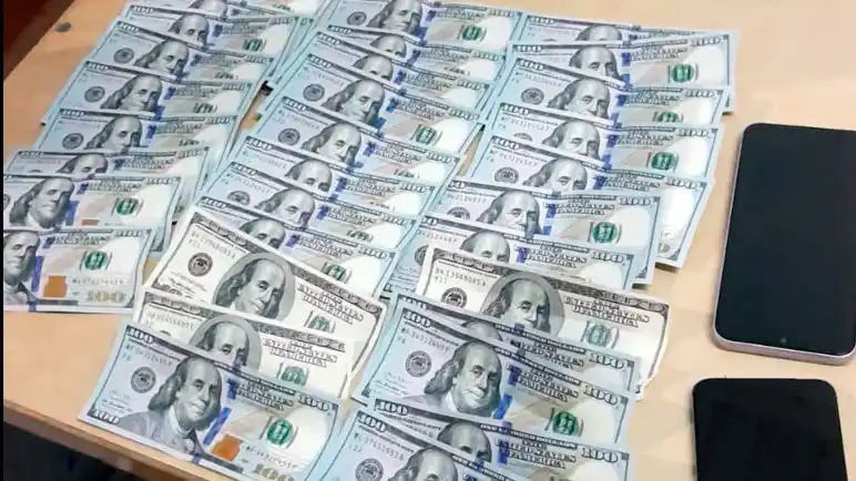 Dólares. La Policía secuestró el dinero sustraído a la jubilada
