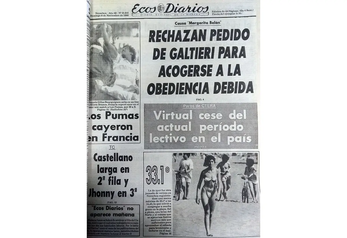 Domingo 6 de noviembre de 1988