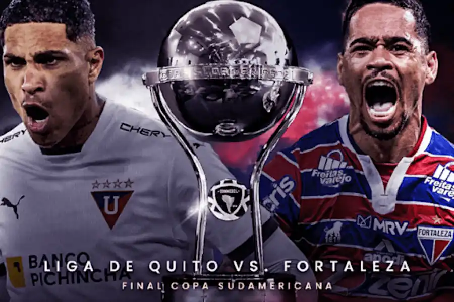 LDU Quito - Fortaleza juegan la final de la Copa Sudamericana