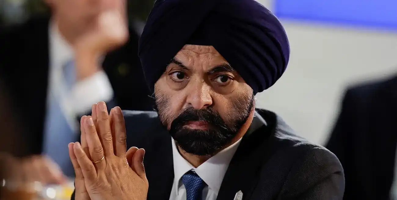 Ajay Banga, titular del Banco Mundial. Crédito: Louisa Gouliamaki/Reuters