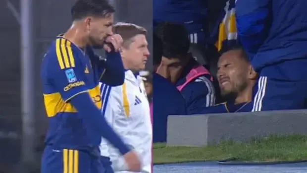 Leandro Paredes salió lesionado.
Foto: Agencia NA (captura de TV).