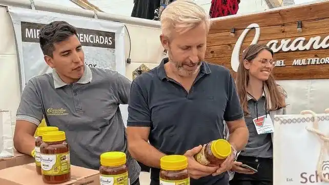 Frigerio visitó la Expo Maciá y pidió reducir impuestos a la producción