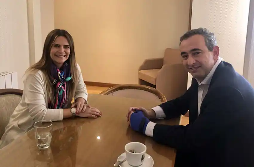 Rosario: el intendente electo Pablo Javkin se reunió con Amalia Granata