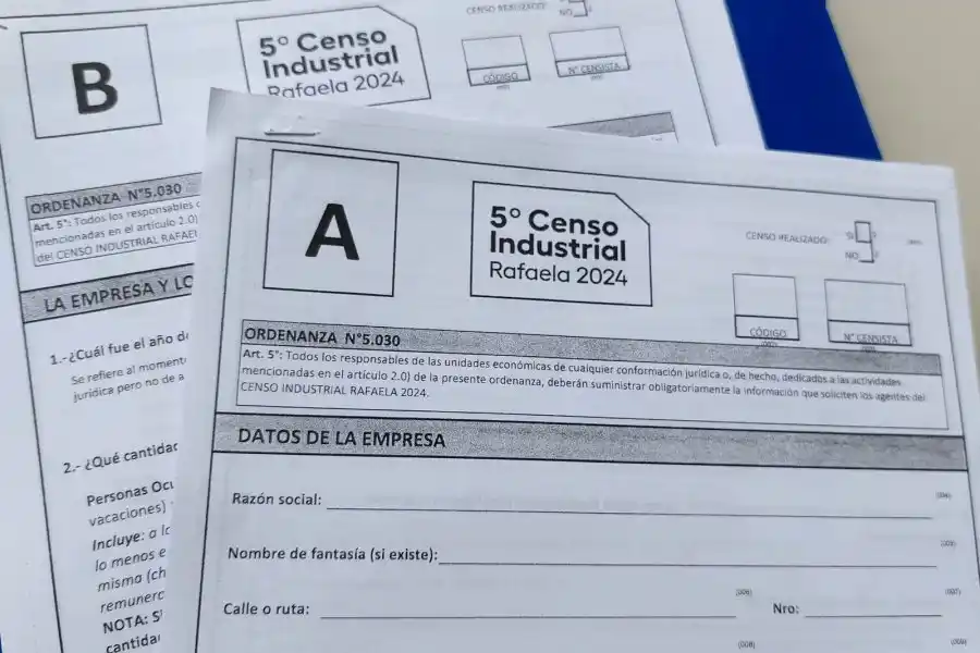 Comenzó el trabajo de campo del Censo Industrial Rafaela 2024