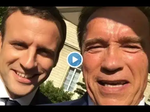 Schwarzenegger y Macron juntos por el planeta