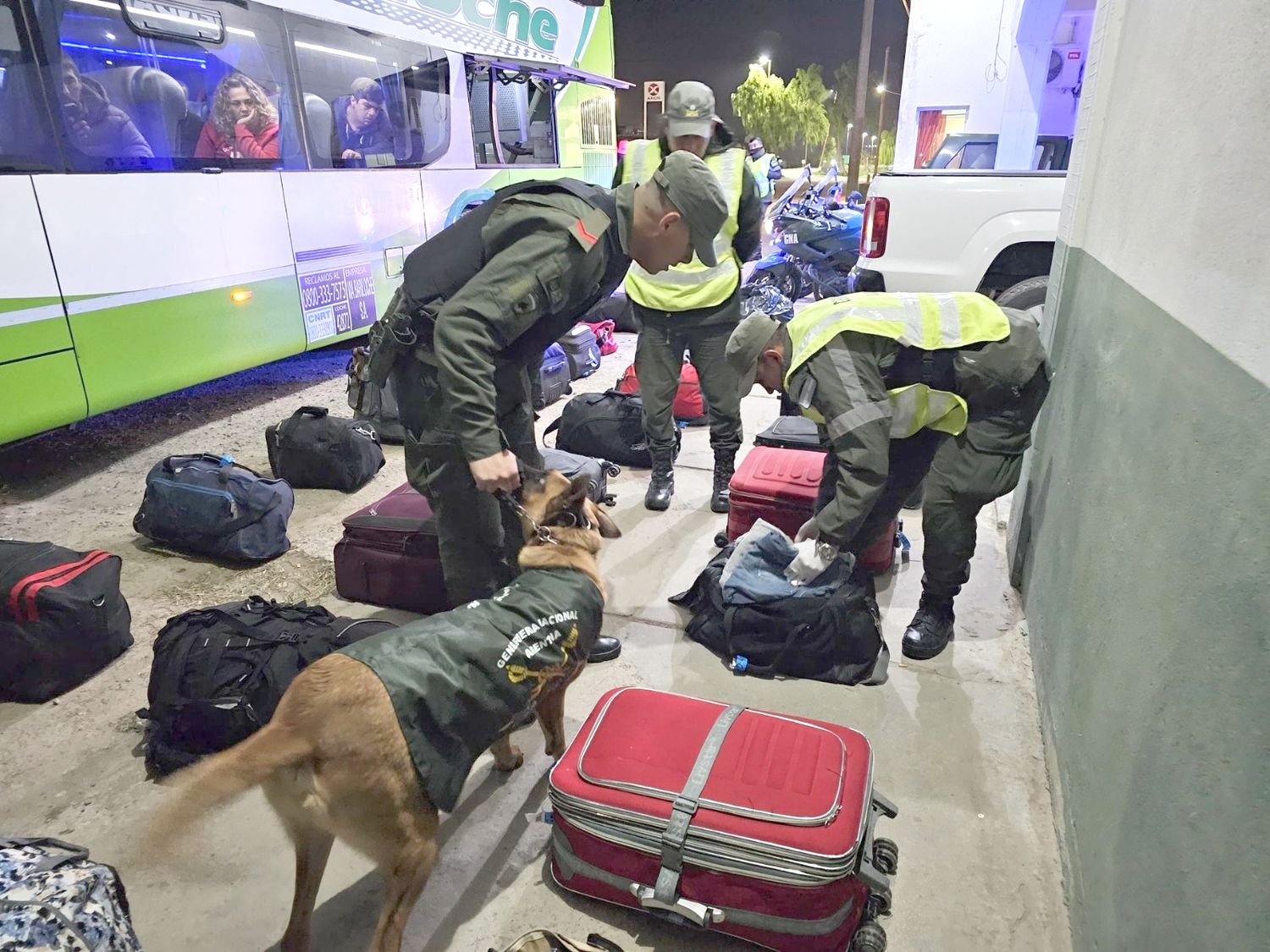 Hizo “de mula” y llevaba más de dos kilos de cocaína al sur