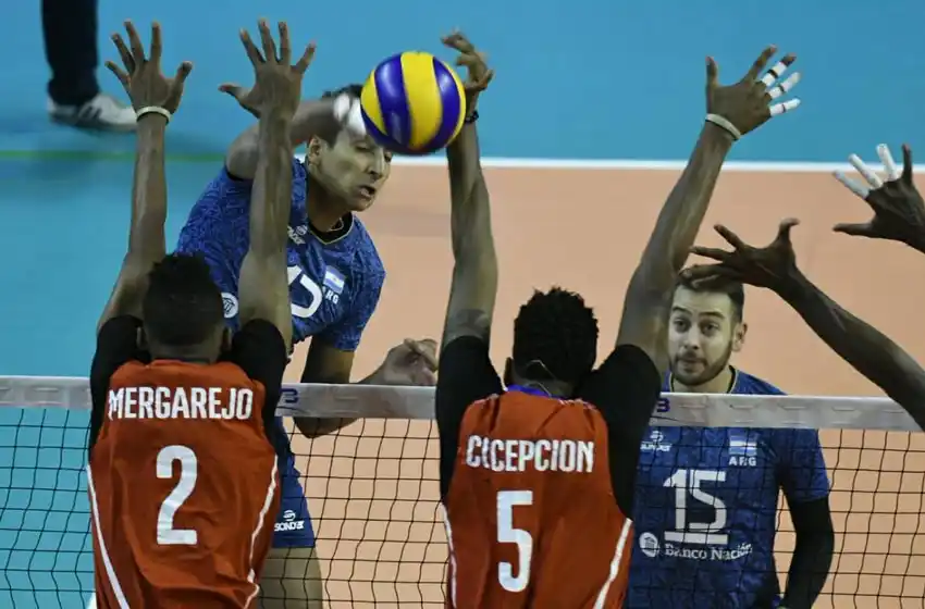 Argentina no dejó dudas ante Cuba en Rosario