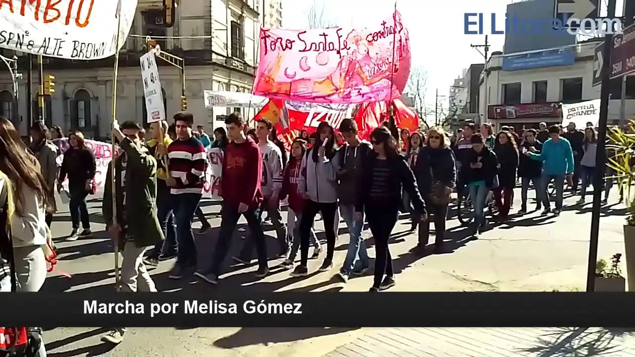 Marcharon para pedir justicia por la muerte de Melisa Gómez