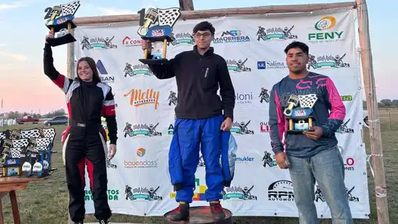 Gualeguay metió primera y dominó en el arranque del Motokart Entrerriano