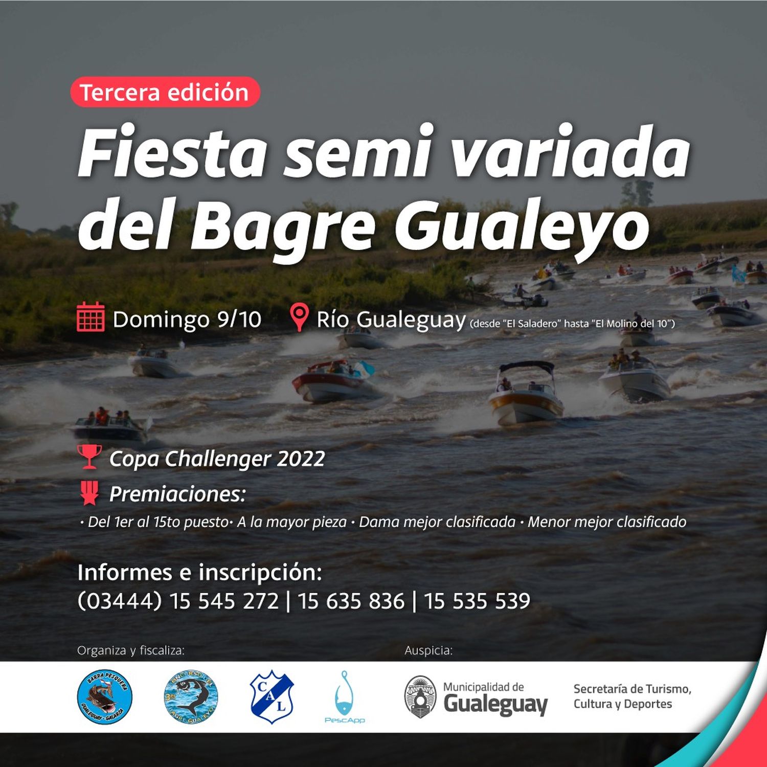 Se viene la 3° Edición de la "Fiesta del Bagre Gualeyo”