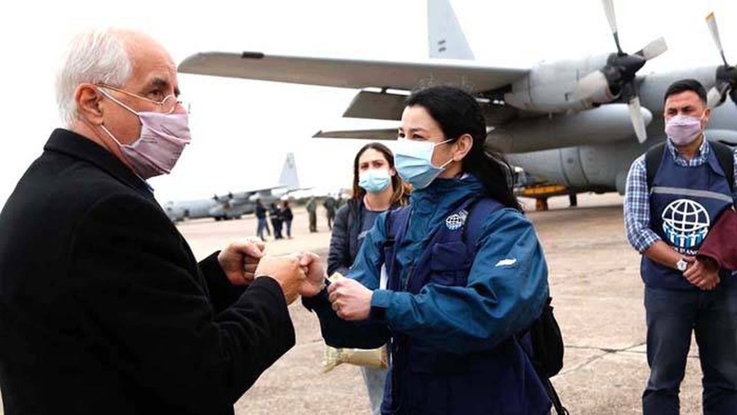 La misión argentina de  Cascos Blancos comenzó  la atención sanitaria en Haití