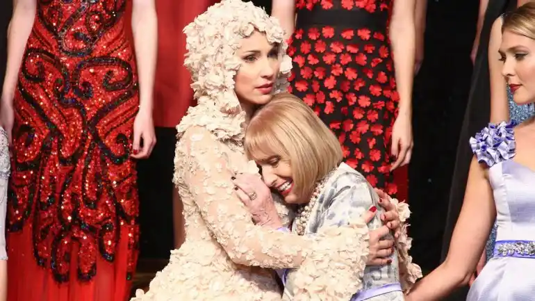 Mucha emoción en la presentación de la última colección de Jorge Ibáñez