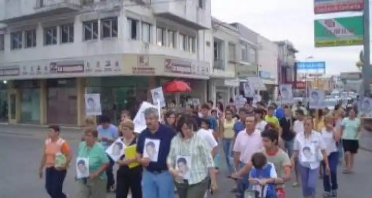 Marcha en reclamo de justicia por Gonzalo Rojas