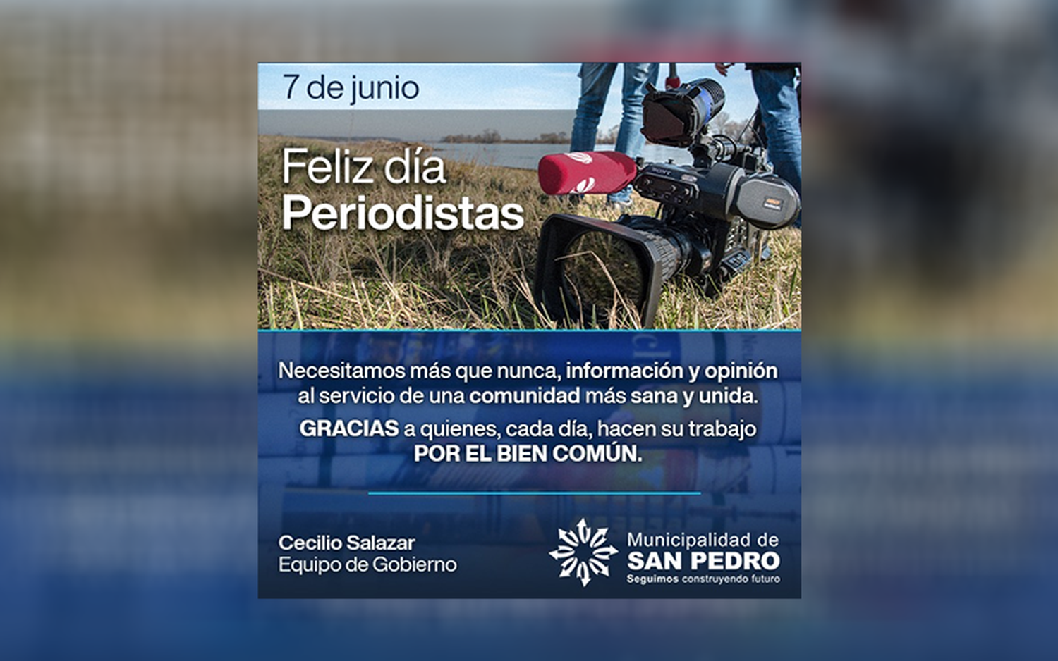7 de junio: ¡Feliz día, periodistas!