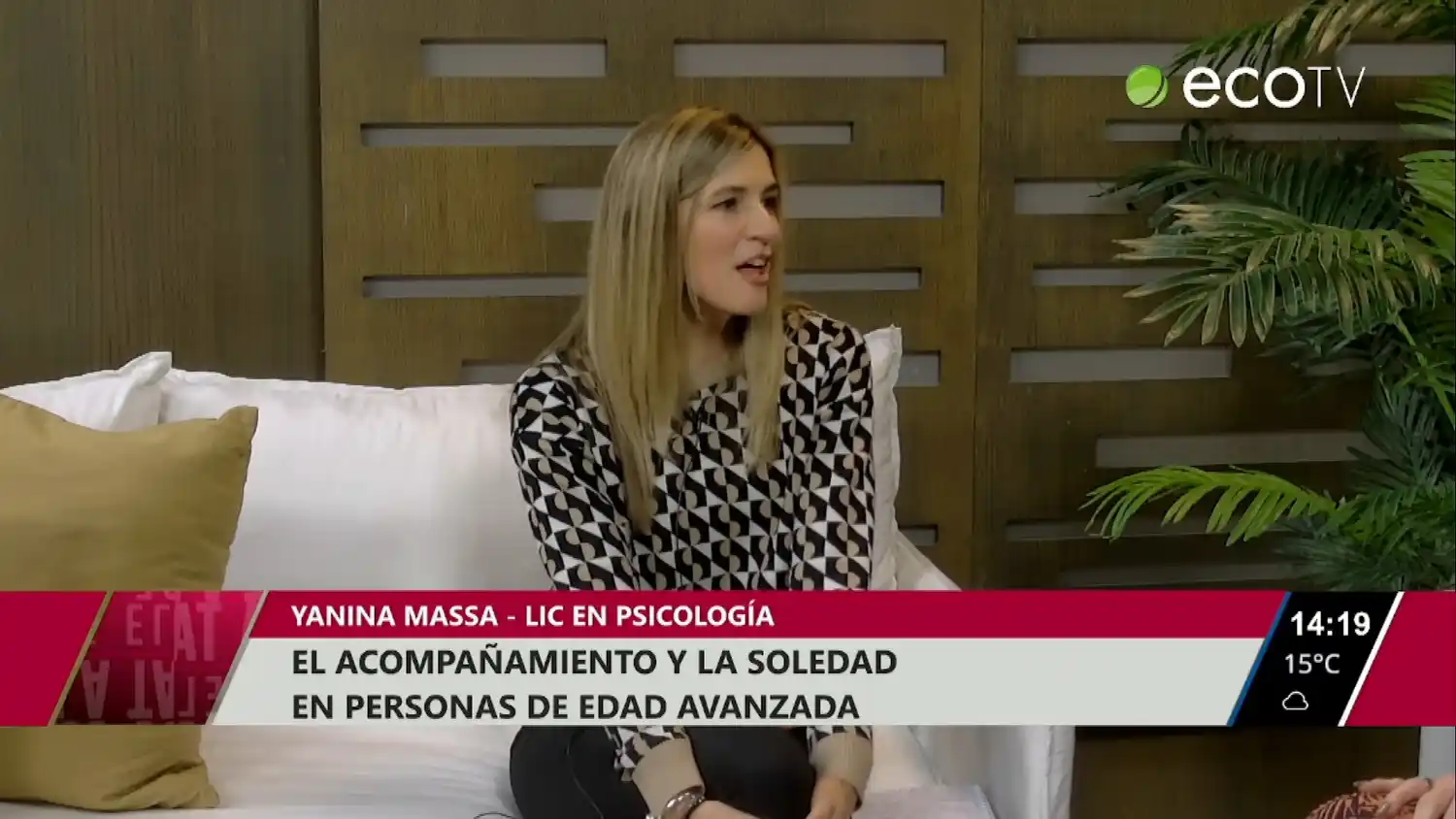 El acompañamiento y la soledad en personas de edad avanzada