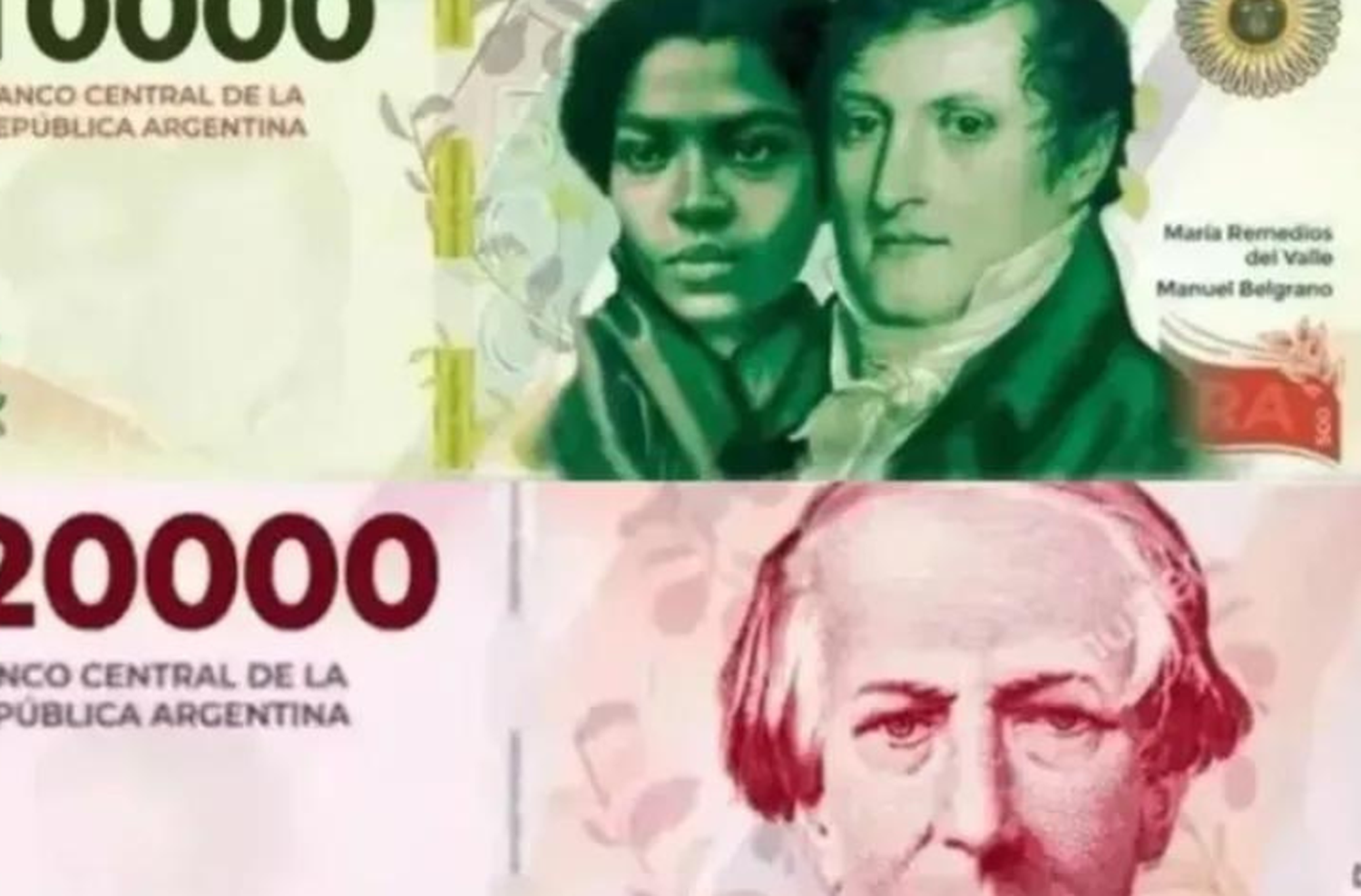 Los billetes de $10.000 comenzarán a circular en mayo y los de $20.000 a fin de año