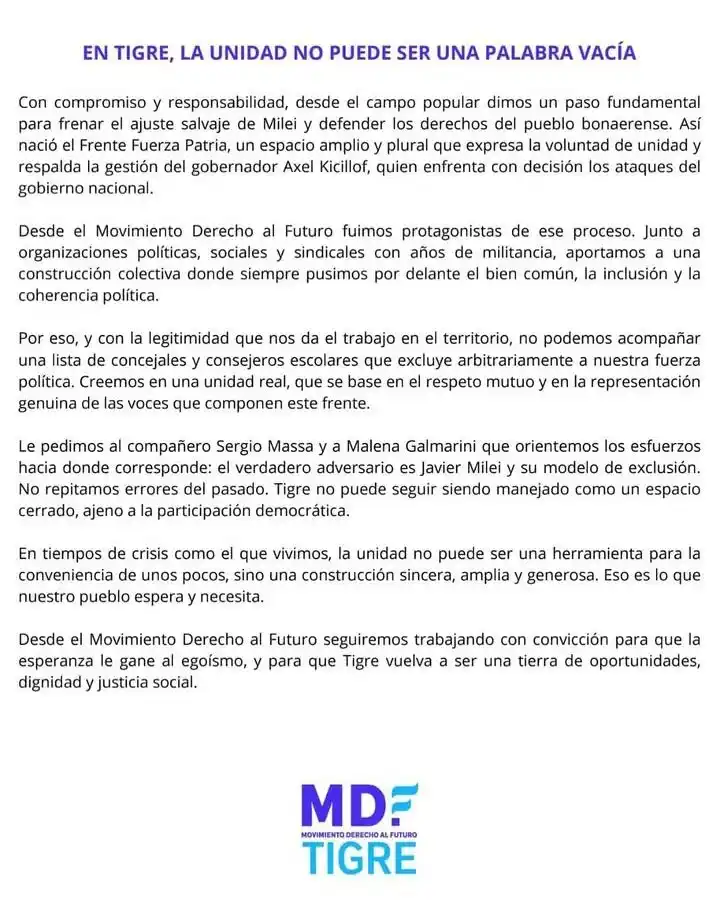 MDF tigre