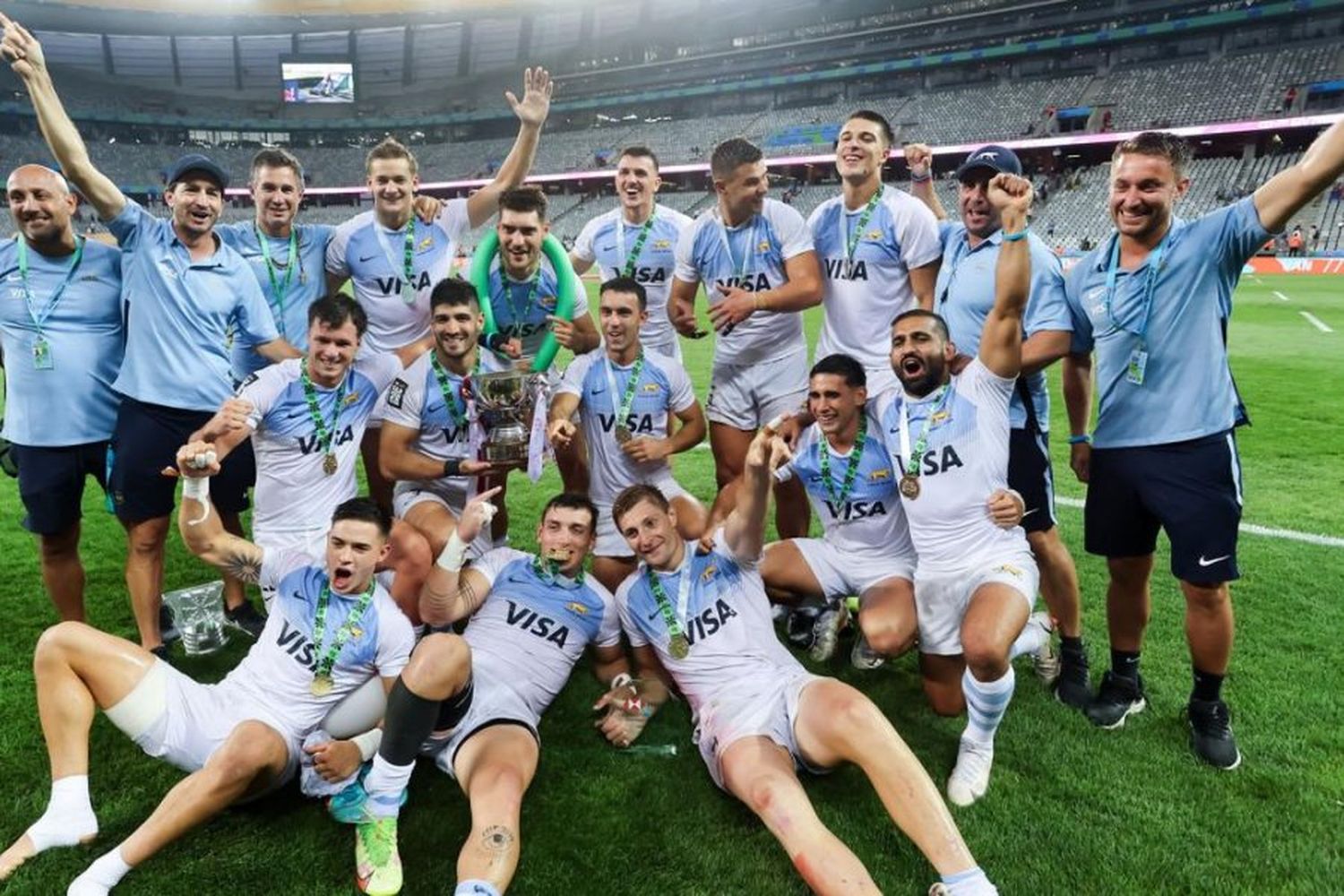 Los Pumas 7s encabezan el ranking del Circuito de Seven de la World Rugby