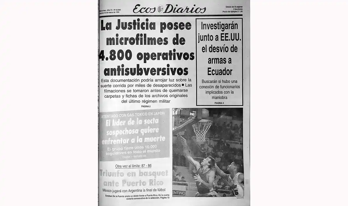 Jueves 23 de marzo de 1995