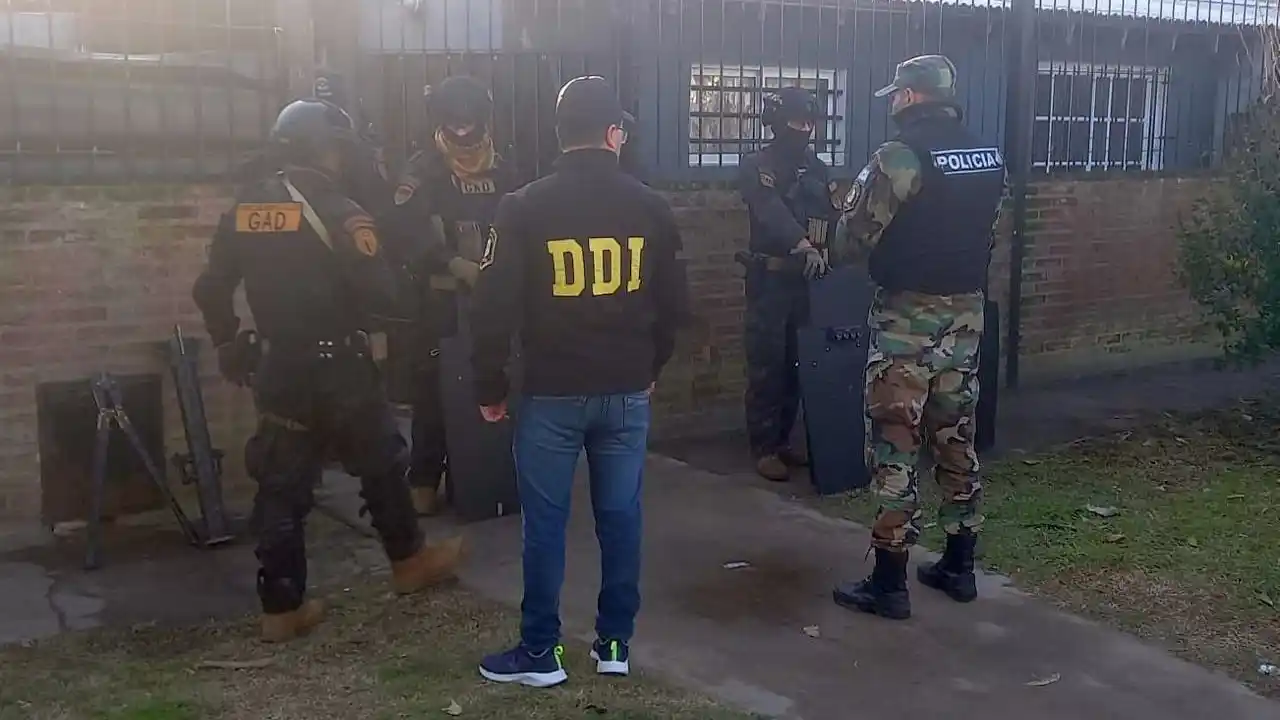 Allanamiento en una vivienda de Mar del Plata