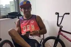 ¿Mala intención? Un atleta confundido se llevó la bicicleta de Edy Alviarez