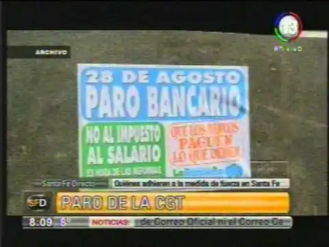 Se cumple el paro de la CGT en todo el país