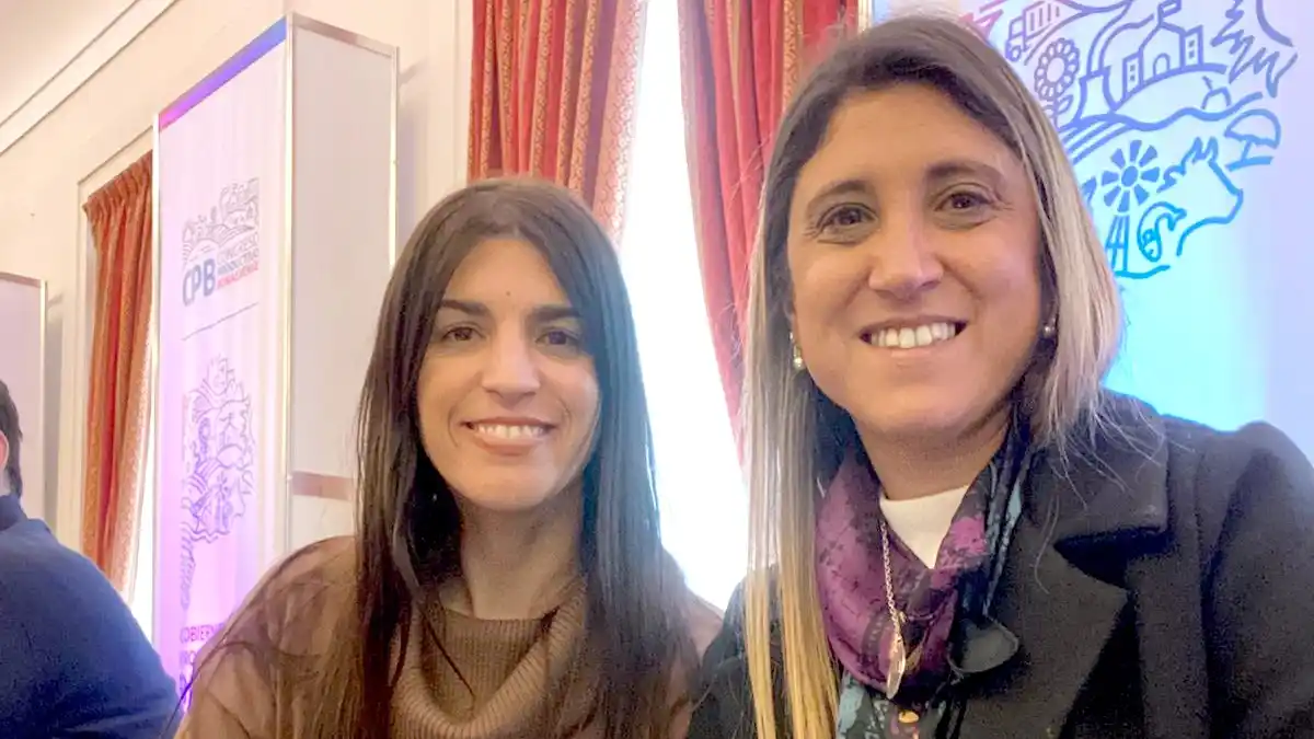 Funcionarias. Valeria Garrido y Florencia Martín