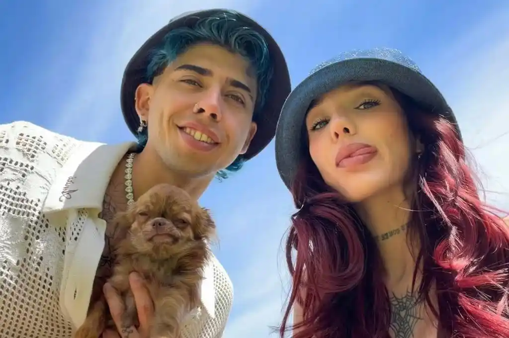 La Joaqui junto a Luck Ra