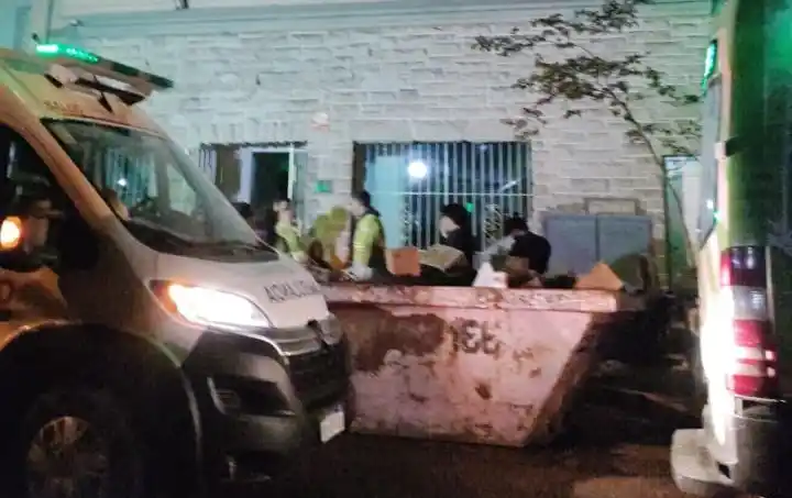 El incendio en el geriátrico se originó hoy alrededor de las 02:00.