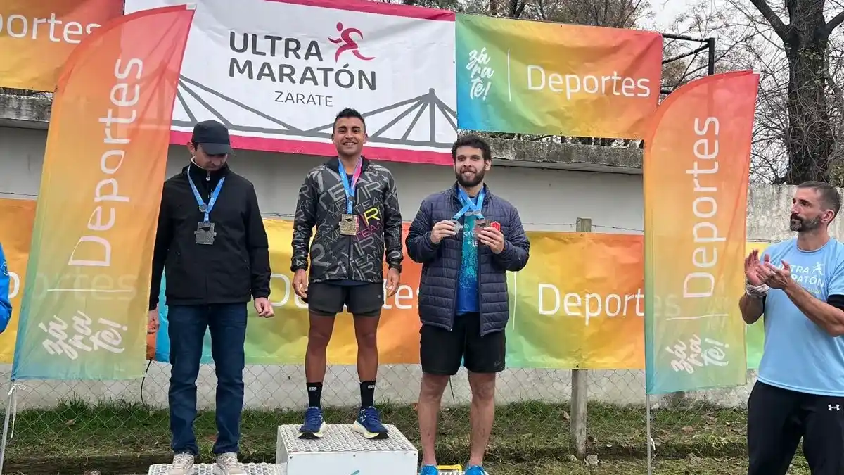 Fernando Rojas tuvo una destacada actuación en la Ultra Maratón de Zárate