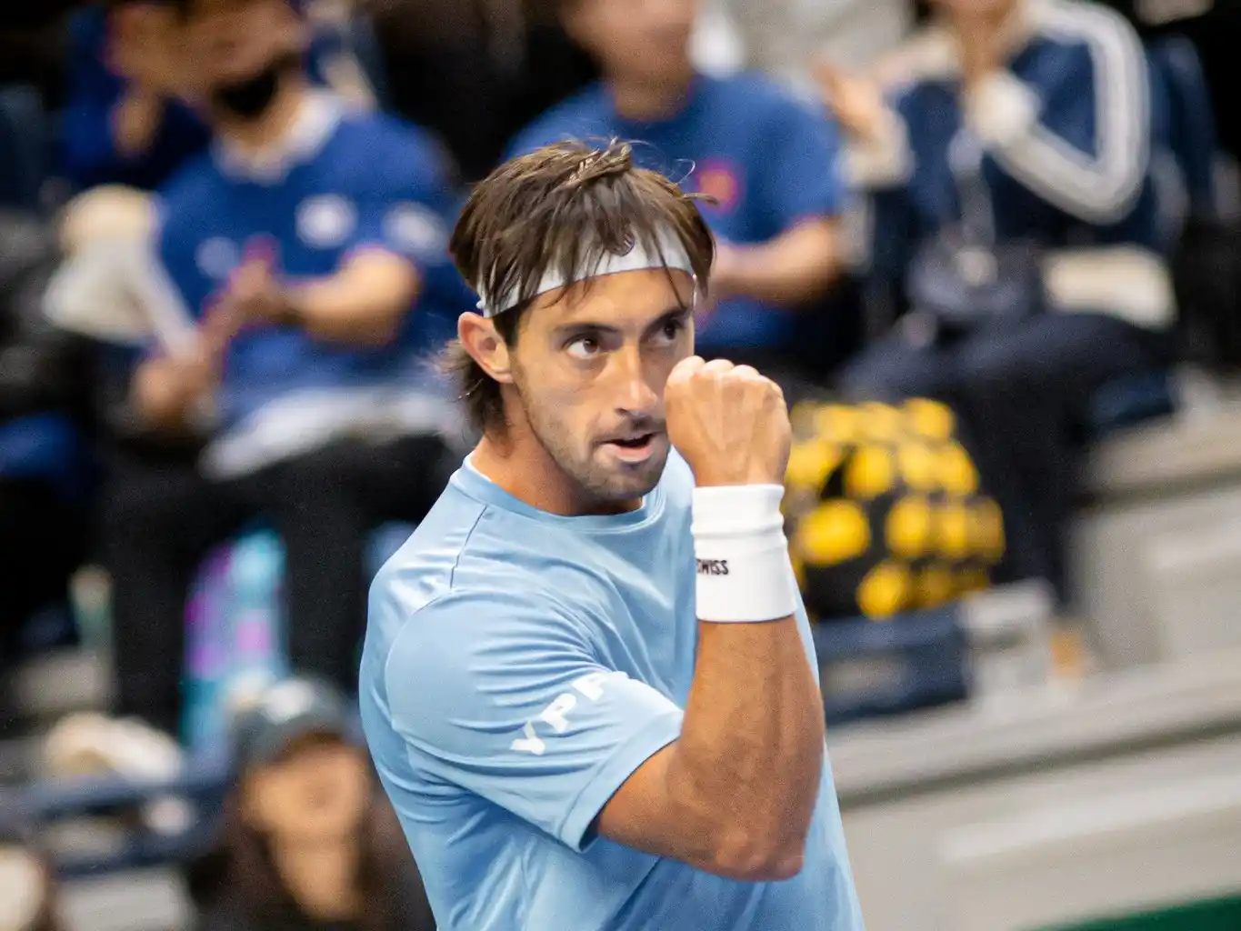 Tirante se impuso a Hyeon Chung en el primer punto.