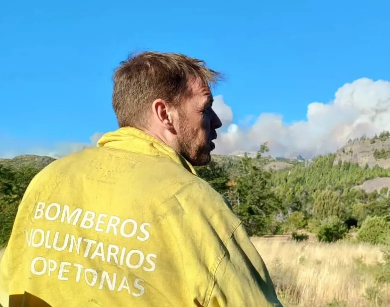 “Fue el incendio más grande en el que me tocó actuar”