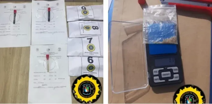 Detuvieron a 3 jóvenes que llevaban éxtasis, ketamina, cristal y marihuana
