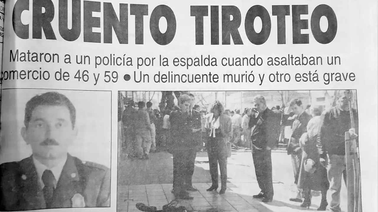 Caído. El sargento Bagalá fue abatido cuando cumplía con su deber