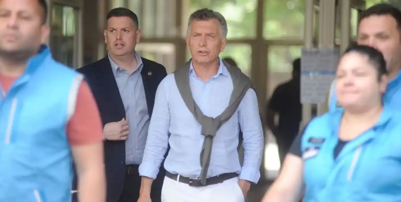Macri votó en Palermo. Crédito: Gentileza