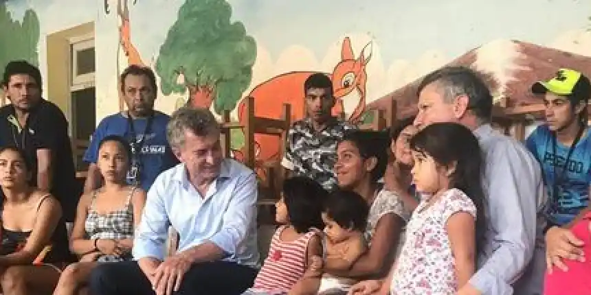 Chaco: Macri visitó a los afectados por las inundaciones