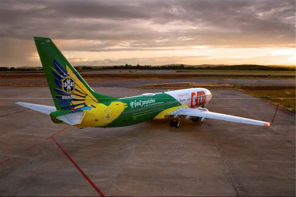 Gol presentó al #VoaCanarinho, avión oficial de la Selección brasileña de fútbol