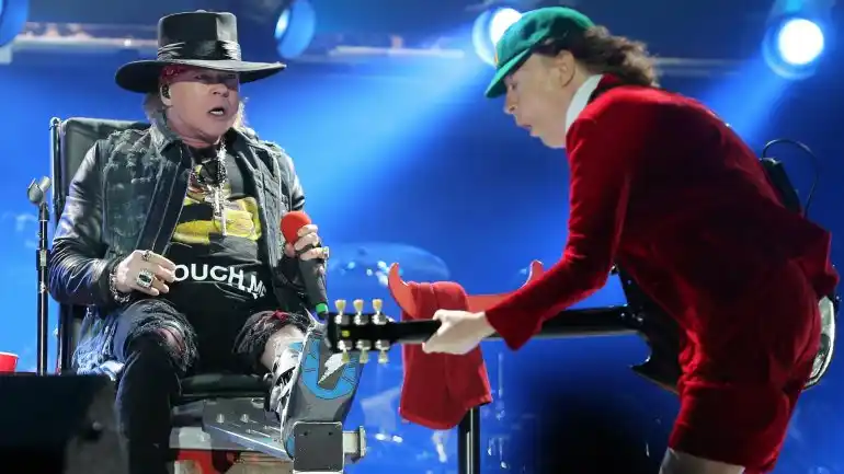 AC/DC inició en Lisboa su gira europea con Axl Rose en la voz