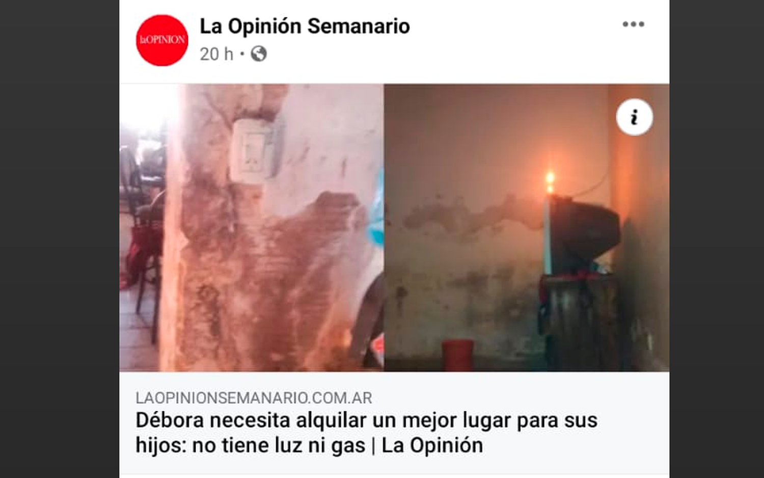 Propietario de la vivienda aclaró la situación: “Hace dos años no paga el alquiler”