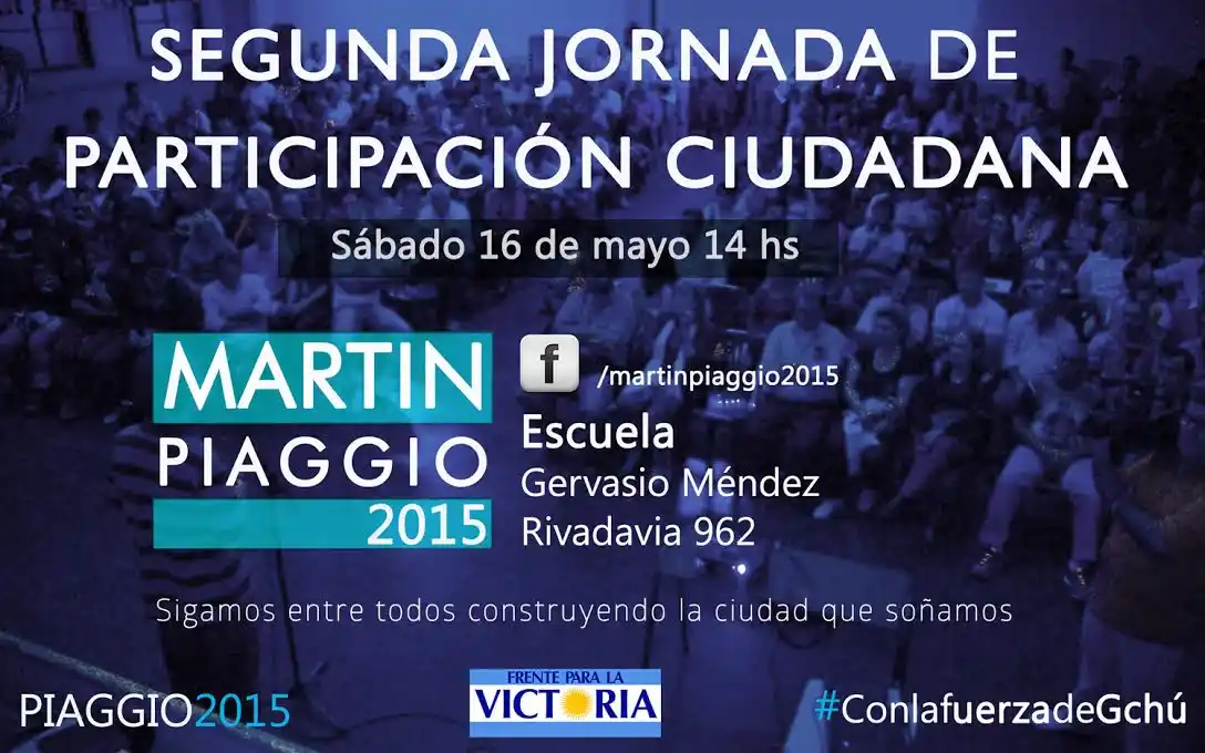 Piaggio convoca a una segunda jornada de Participación Ciudadana 